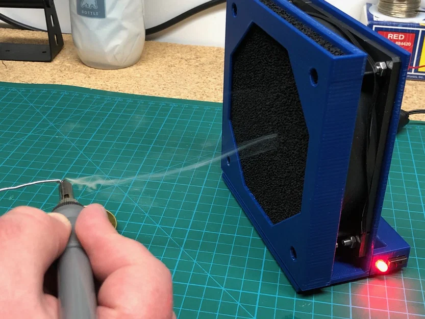 Máy hút khói hàn (dùng quạt 120mm) - Image 1