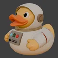 Mô hình vịt phi hành gia Artemis (Astronaut Rubber Ducky) in 3D - Thumbnail 1