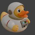 Mô hình vịt phi hành gia Artemis (Astronaut Rubber Ducky) in 3D - Thumbnail 2