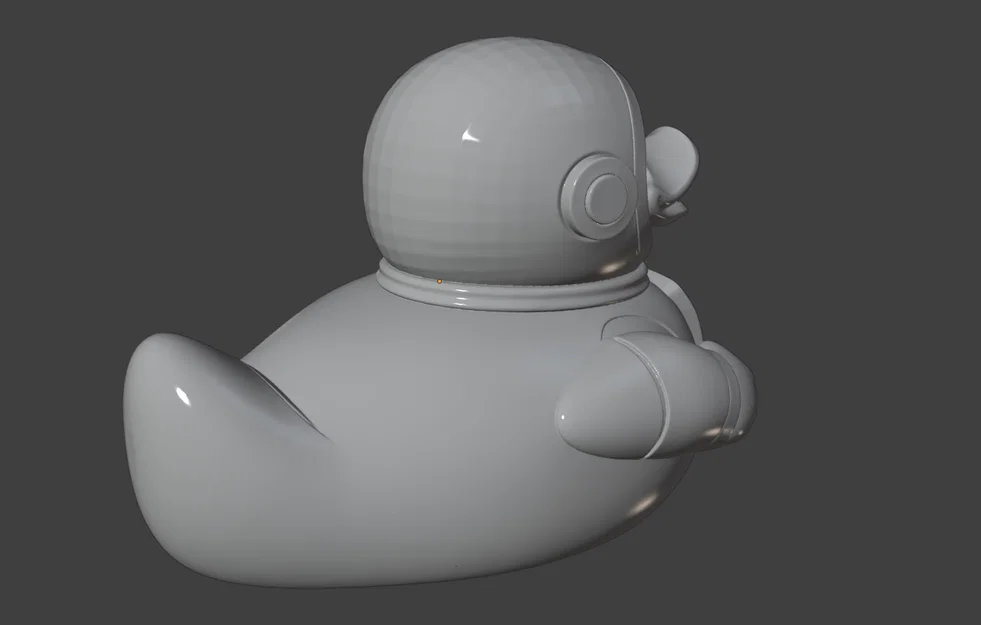 Mô hình vịt phi hành gia Artemis (Astronaut Rubber Ducky) in 3D - Image 3