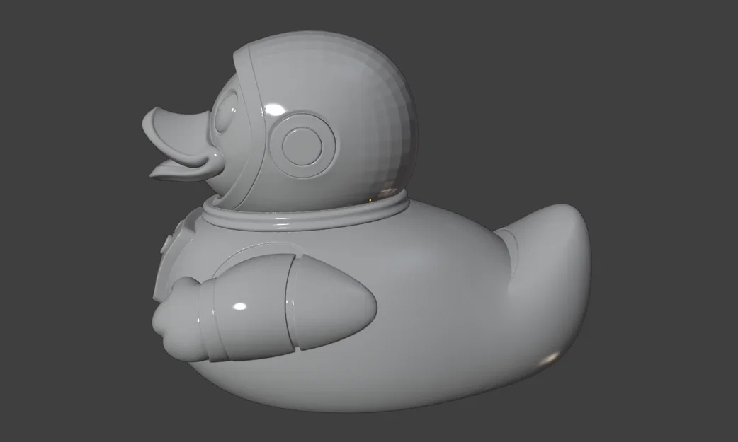 Mô hình vịt phi hành gia Artemis (Astronaut Rubber Ducky) in 3D - Image 4