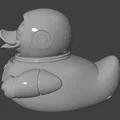 Mô hình vịt phi hành gia Artemis (Astronaut Rubber Ducky) in 3D - Thumbnail 4
