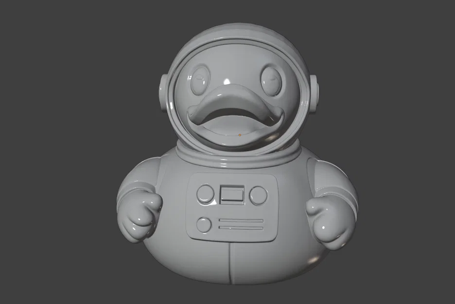 Mô hình vịt phi hành gia Artemis (Astronaut Rubber Ducky) in 3D - Image 5