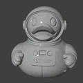 Mô hình vịt phi hành gia Artemis (Astronaut Rubber Ducky) in 3D - Thumbnail 5