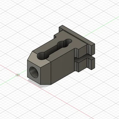 Kẹp nhựa lưới tản nhiệt Audi 80 B3 (OEM 893853663A) - File 3D in tại nhà