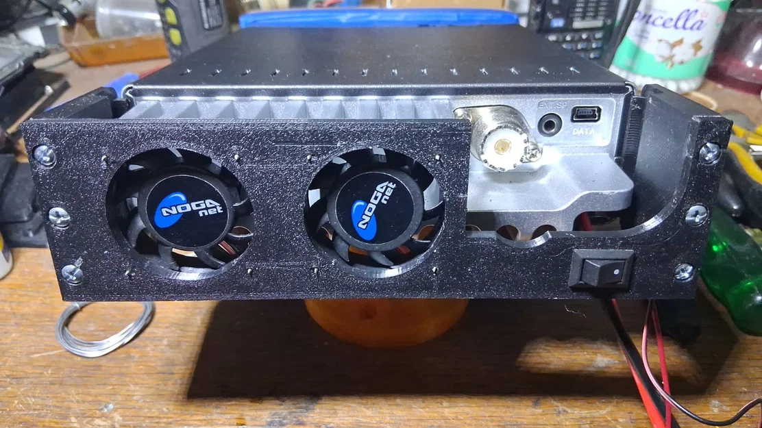 Bộ khung gắn quạt tản nhiệt cho Anytone 6666, Radioddty QT-80 - Image 2