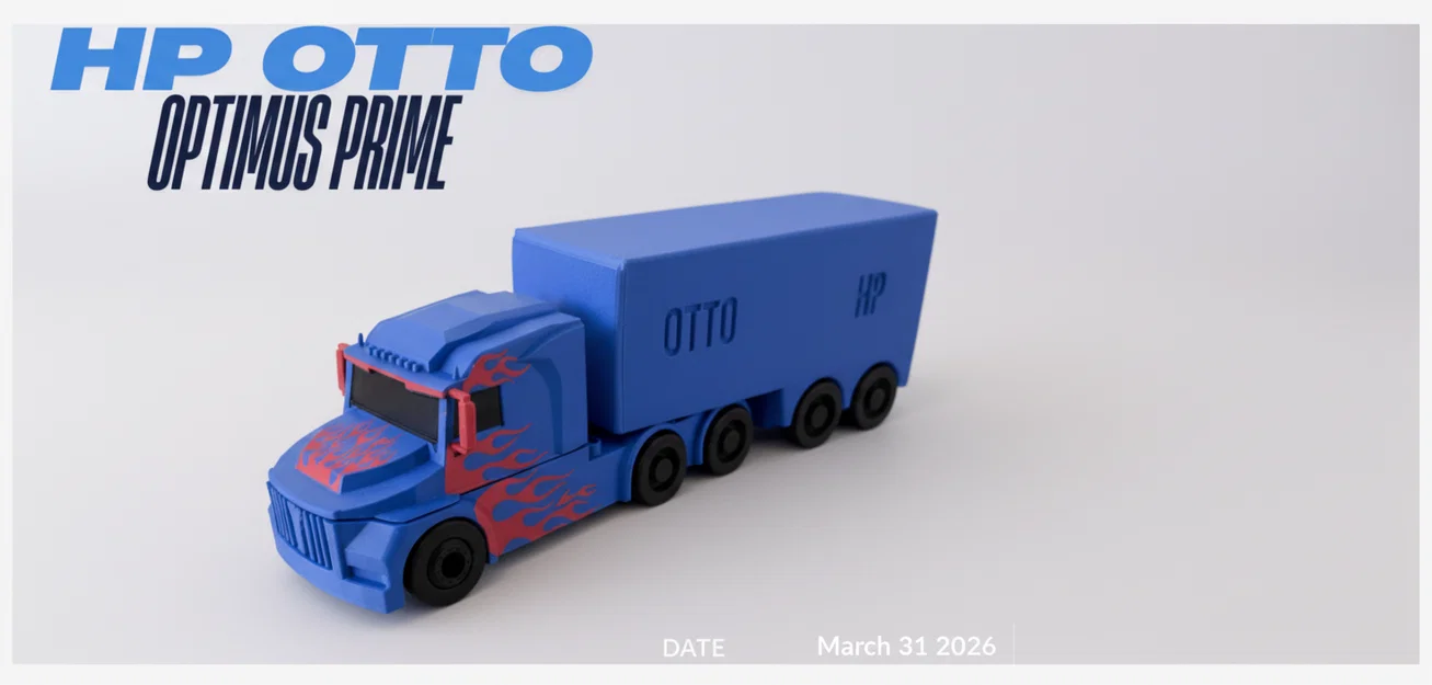 HP OTTO-MUS PRIME - Mô hình Otto xe tải DIY - Image 1