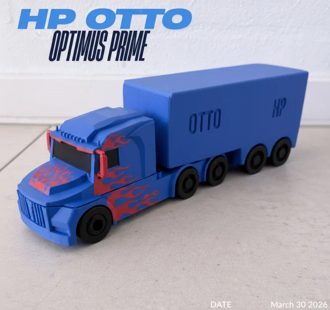 HP OTTO-MUS PRIME - Mô hình Otto xe tải DIY - Image 2