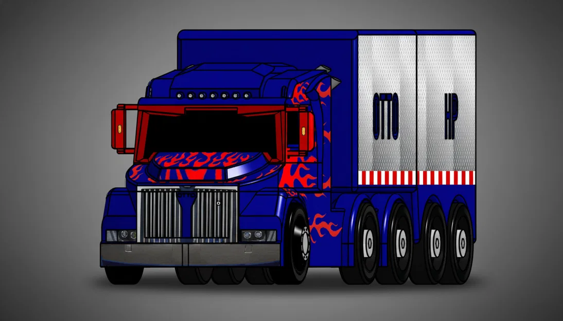 HP OTTO-MUS PRIME - Mô hình Otto xe tải DIY - Image 3