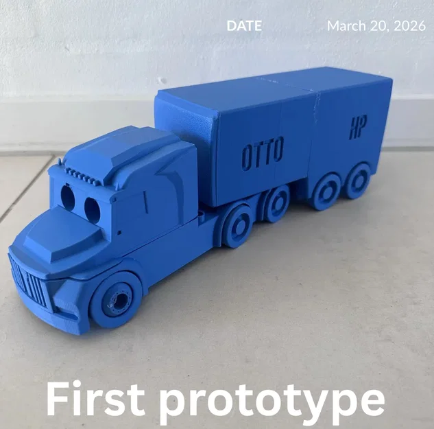 HP OTTO-MUS PRIME - Mô hình Otto xe tải DIY - Image 5