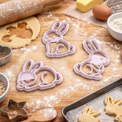 Khuôn cắt bánh quy hình chú thỏ Phục sinh