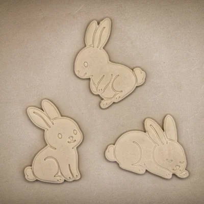 Khuôn cắt bánh quy hình chú thỏ Phục sinh