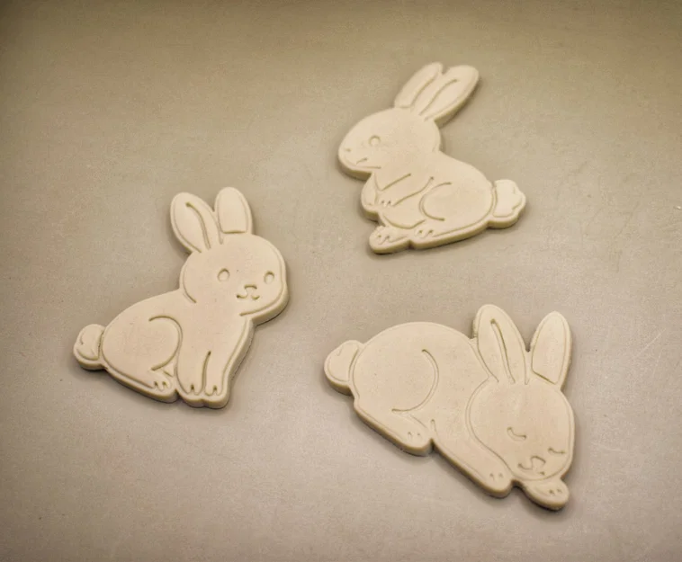 Khuôn cắt bánh quy hình chú thỏ Phục sinh - Image 3