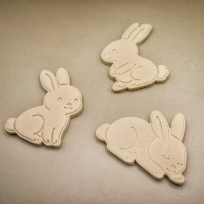 Khuôn cắt bánh quy hình chú thỏ Phục sinh