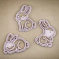 Khuôn cắt bánh quy hình chú thỏ Phục sinh - Thumbnail 4