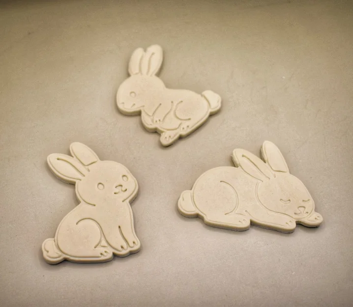 Khuôn cắt bánh quy hình chú thỏ Phục sinh - Image 6