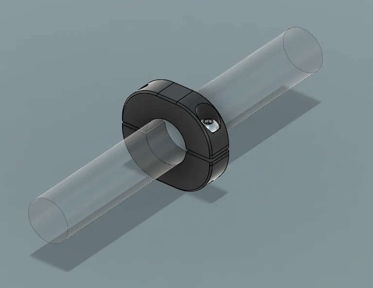 Bộ tạo vòng kẹp trục (Parametric shaft collar) tùy chỉnh kích thước - Image 1