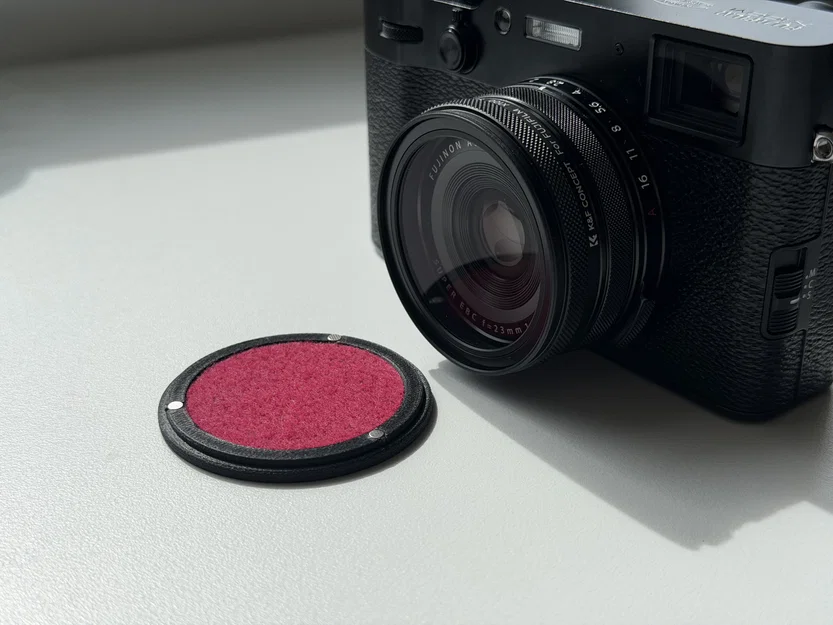 Nắp đậy ống kính Fujifilm X100 gắn nam châm cho kính lọc K&F - Image 2
