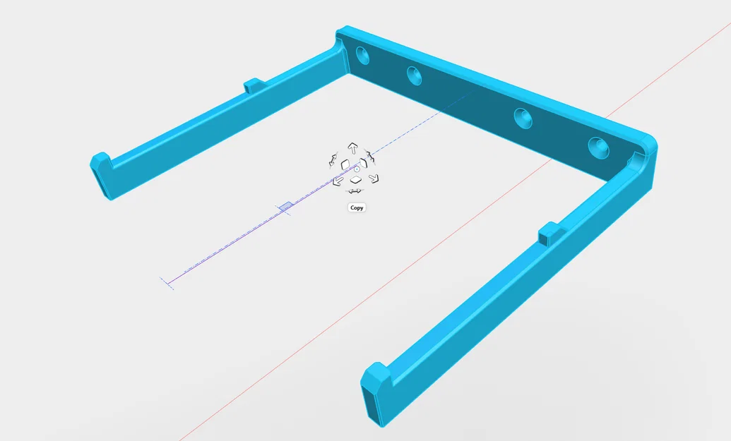 Giá treo tường cho mô hình thùng rác 3D (Dumpster Bracket) - Image 1