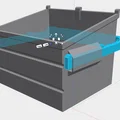 Giá treo tường cho mô hình thùng rác 3D (Dumpster Bracket) - Thumbnail 2