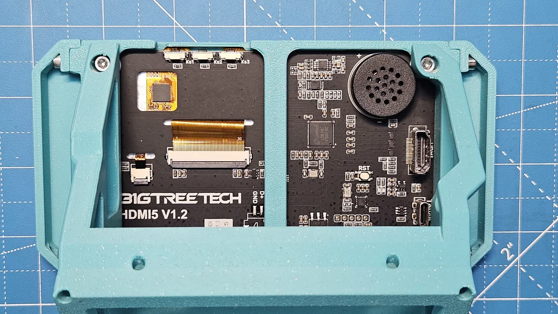 Ngàm gắn màn hình BTT HDMI 5 v1.2 cho Voron Thicc Skirts (Tương thích Clicky Clack) - Image 3