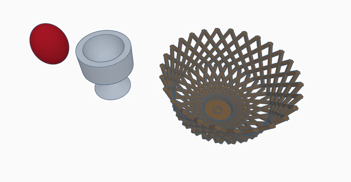 Bộ sưu tập trang trí lễ Phục sinh: Khay và giỏ đựng trứng 3D - Image 1