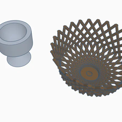 Bộ sưu tập trang trí lễ Phục sinh: Khay và giỏ đựng trứng 3D