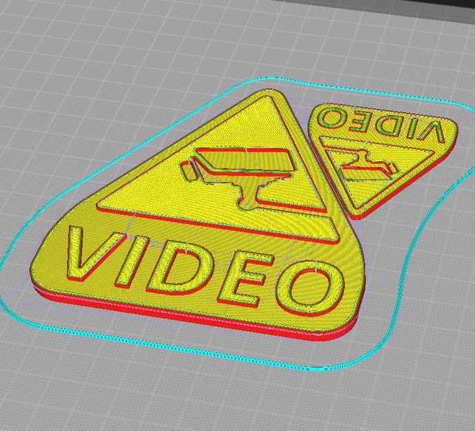 Biển báo giám sát video (2 kích thước) (Remix) - Image 2