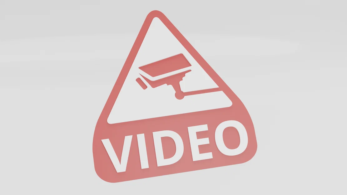 Biển báo giám sát video (2 kích thước) (Remix) - Image 3