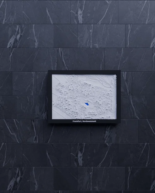 Frankfurt, Nordweststadt, Đức - Mô hình 3D thu nhỏ - Image 6