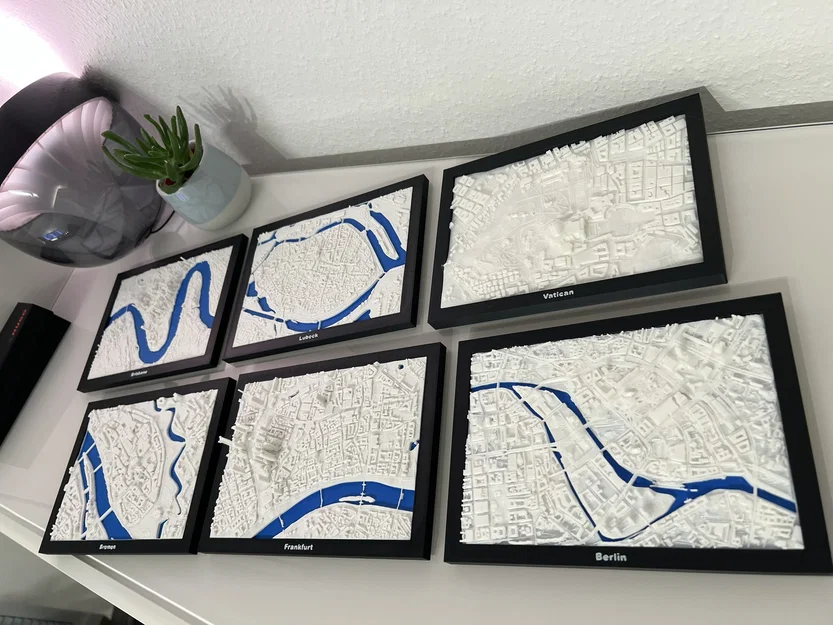 Frankfurt, Nordend, Đức - Mô hình 3D thu nhỏ - Image 2