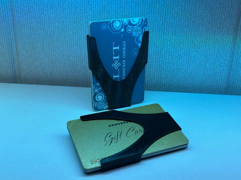 Ví Đựng Thẻ Tối Giản – Kẹp Hình Chữ V Siêu Mỏng Cho Thẻ Ngân Hàng - Image 1