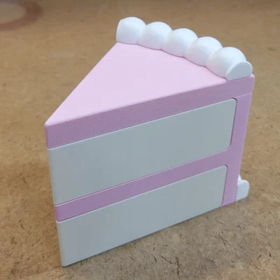 Hộp Đựng Hình Miếng Bánh Ngọt (Cake Slice Shaped Container)