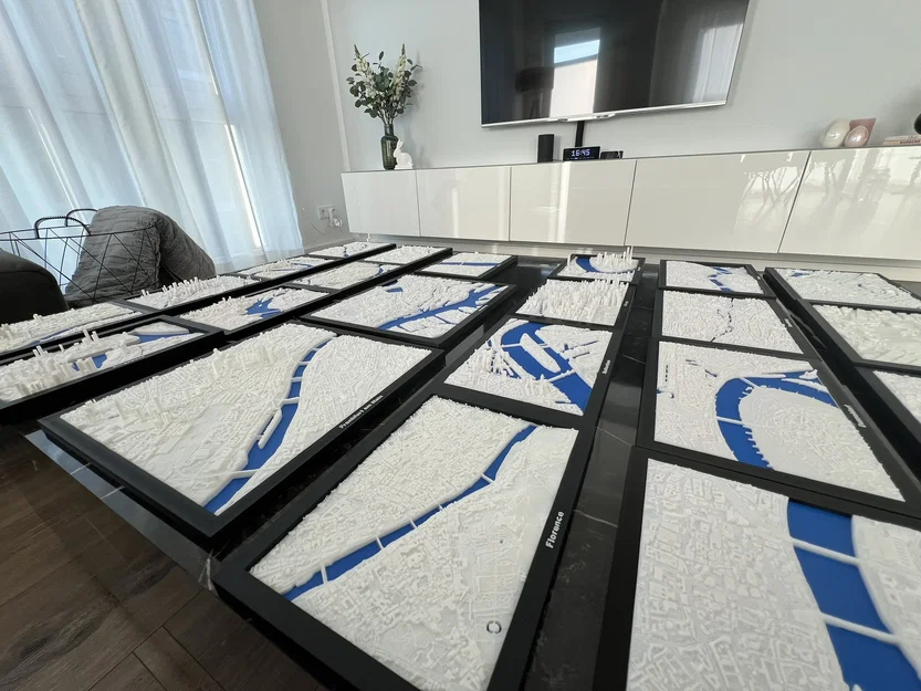 Mô hình địa hình 3D thu nhỏ - Frankfurt, Ginnheim, Đức - Image 2