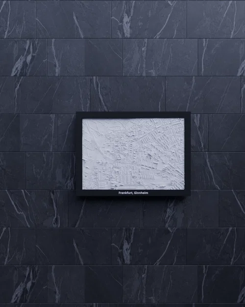 Mô hình địa hình 3D thu nhỏ - Frankfurt, Ginnheim, Đức - Image 6