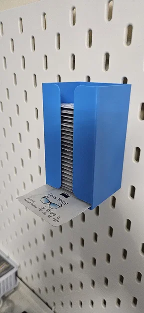 Khay đựng khăn lau kính Zeiss gắn bảng Skadis in 3D siêu gọn - Image 2