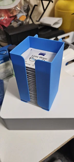 Khay đựng khăn lau kính Zeiss gắn bảng Skadis in 3D siêu gọn - Image 5