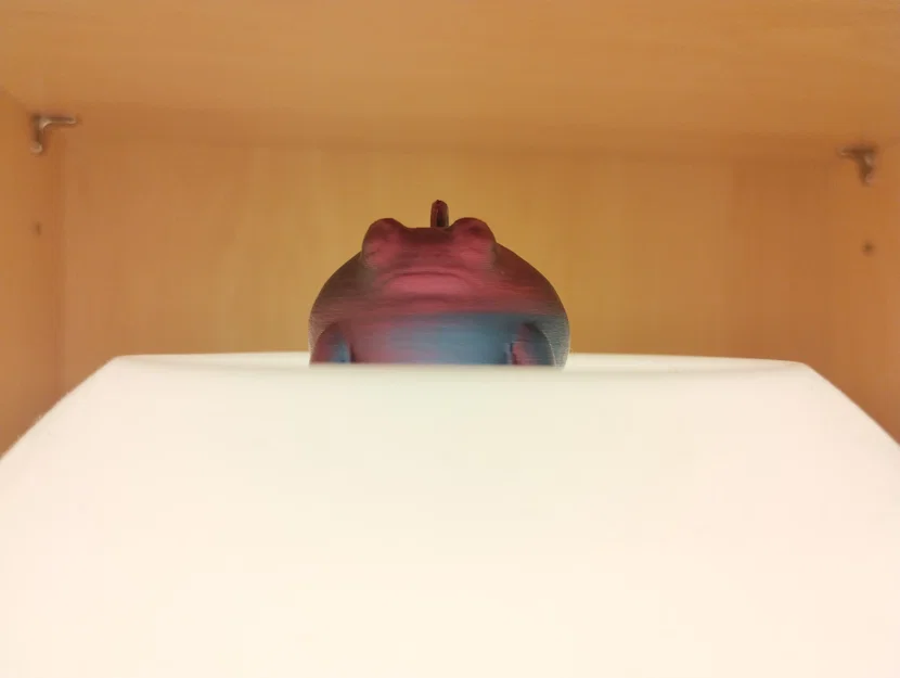 Móc khóa ếch Grumpy Frog dễ thương - File in 3D chất lượng cao - Image 2