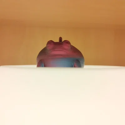 Móc khóa ếch Grumpy Frog dễ thương - File in 3D chất lượng cao