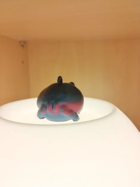 Móc khóa ếch Grumpy Frog dễ thương - File in 3D chất lượng cao - Image 3