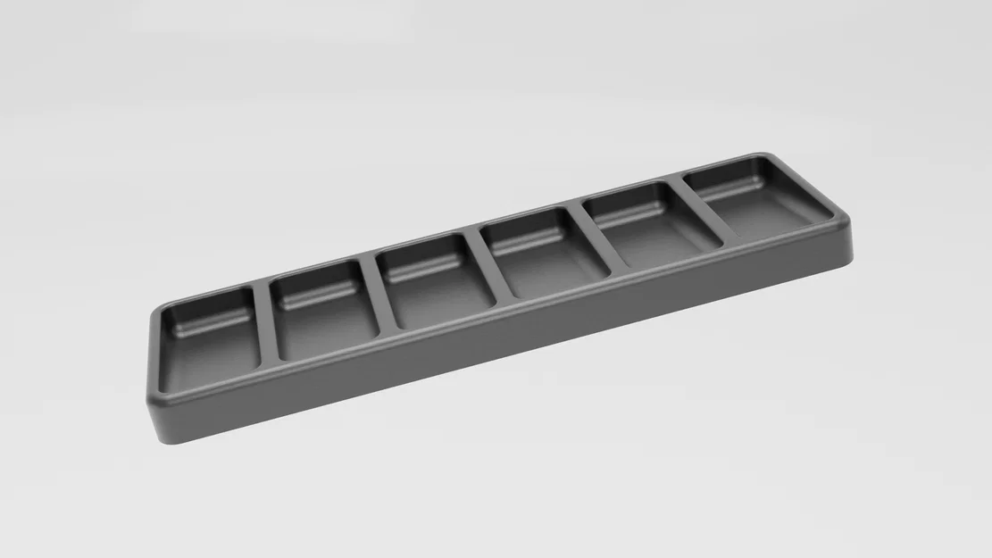 Khay pha màu 6 ngăn in 3D cho vẽ tranh và làm tranh đính đá - Image 1