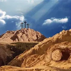Mô hình ba cây thập tự trên đồi Golgotha