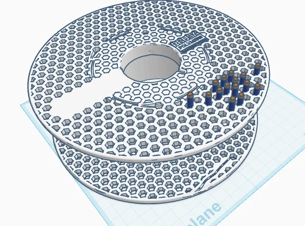 Giá đỡ phi tiêu mini gắn trên cuộn nhựa in 3D tiện lợi - Image 1