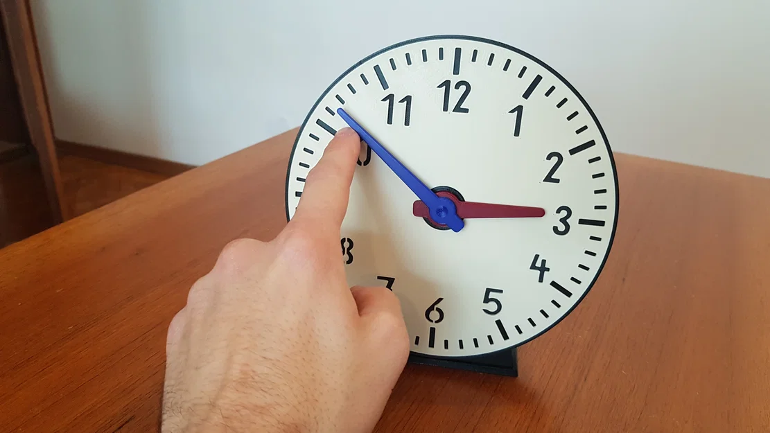 Đồng hồ giáo dục cơ khí (Educational clock) - Image 4