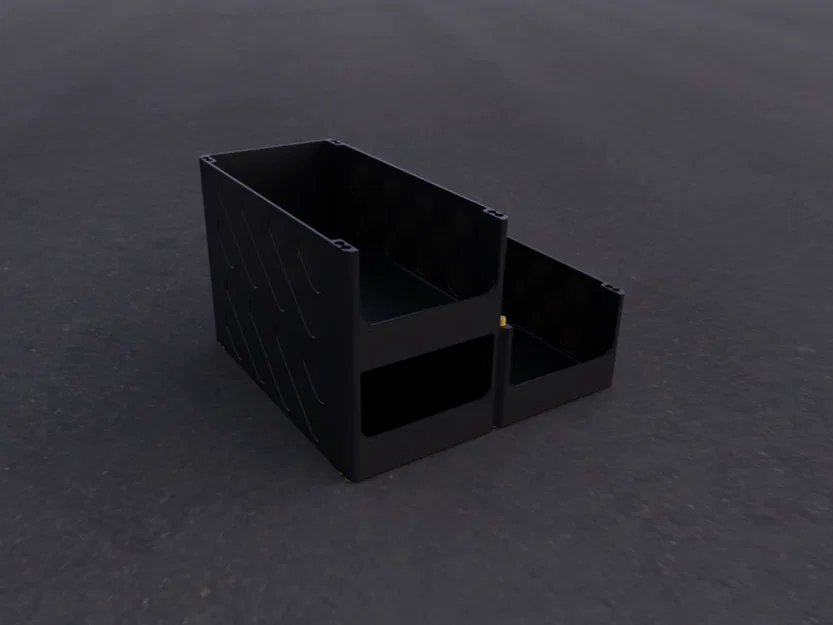 Hộp đựng để bàn xếp chồng - Infinite stackable table container - Image 2