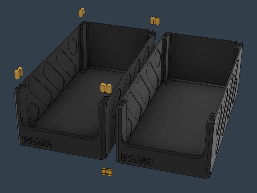 Hộp đựng để bàn xếp chồng - Infinite stackable table container - Image 3