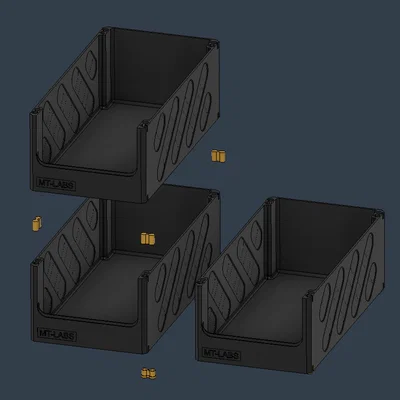 Hộp đựng để bàn xếp chồng - Infinite stackable table container