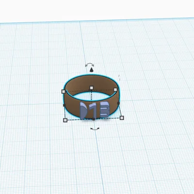 Nhẫn trang trí cho mô hình DUMMY 13 (Ring with D 13)