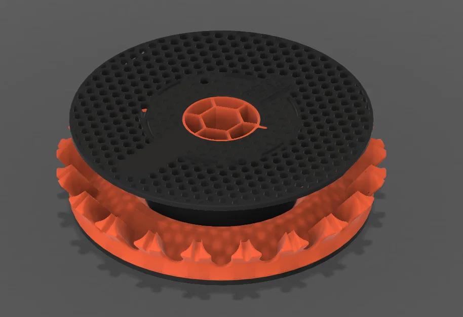 Giá Đỡ Sơn Xoay Tái Sử Dụng Lõi Cuộn Nhựa Prusa - Image 2