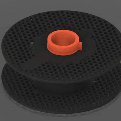 Giá Đỡ Sơn Xoay Tái Sử Dụng Lõi Cuộn Nhựa Prusa